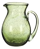 Grasslands Road Fresh Cuts Collection 88-Ounce Green Glass Pitcher