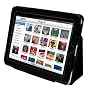 Snugg Leather Case Cover and Flip Stand for the Apple iPad - Black