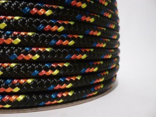 1/4" x 150 ft. Double Braid Yacht Braid Polyester Sailboat Rigging Nautical Rope Spool. Valley Rope.