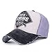 Home Prefer Distressed Vintage Baseball Cap Cotton Twilled Adjustable Trucker Hat Outdoor Sun Protection Hat Black