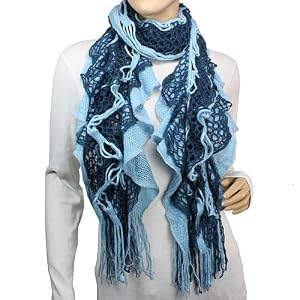 Buy 100% Acrylic Fashion Wavy Ruffle Knitted Tassel Ends Long Scarf - Various Colors Available by var goTwisterProductImageStrings = new Object();goTwisterProductImageStrings['prodImageNotAvailTextNoColor'] = 