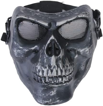 Airsoft Skeleton Ghost Skull Full Face Protector Mask