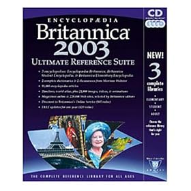 Encyclopedia Britannica 2003 Ultimate Reference Suite