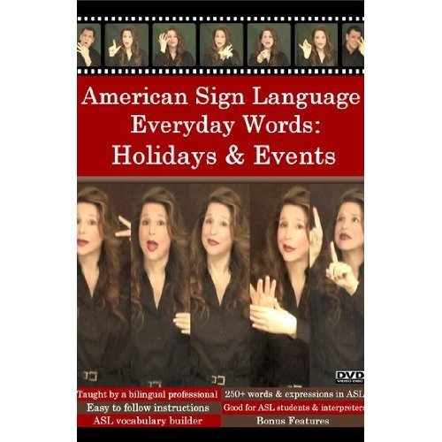 American Sign Language Everyday Words: Activities  Events