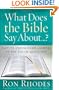 What Does the Bible Say About...?: Easy-to-Understand Answers to the Tough Questions