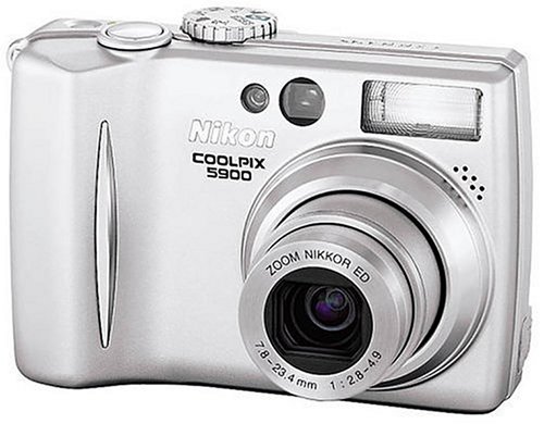 Remanufactured Nikon Coolpix 5900 MP Digital Camera with 3x Optical Zoom