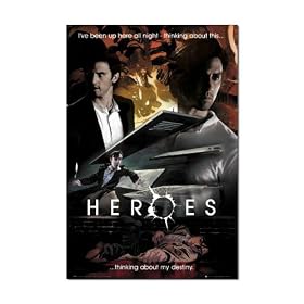 HEROES - PETER (MILO VENTIMIGLIA) - ... THINKING ABOUT MY DESTINY - CARTOON ANIME HYBRID ARTWORK - OFFICIAL TV/MOVIE WALL POSTER - 61cm x 91.5cm (24 x 36")