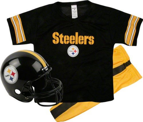 Pittsburgh Steelers Kids/Youth Football Helmet Uniform Set Pittsburgh Steelers Kids/Youth Football Helmet Uniform Set