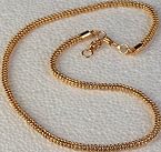 Gold-Polished Pendant Chain - Copper Alloy