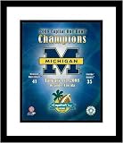 Michigan Wolverines - 2008 Capital One Bowl Collage - Framed 8x10 Photograph