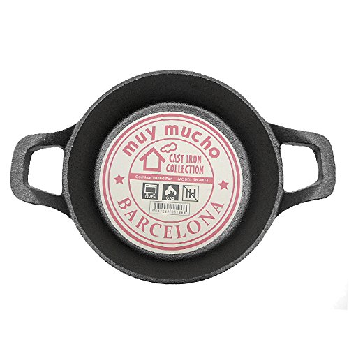 muymucho 鉄なべ Cast Iron Round Pan ラウンドパン SWFP16