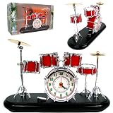 Musical 5 Piece Drum Set Alarm Clock