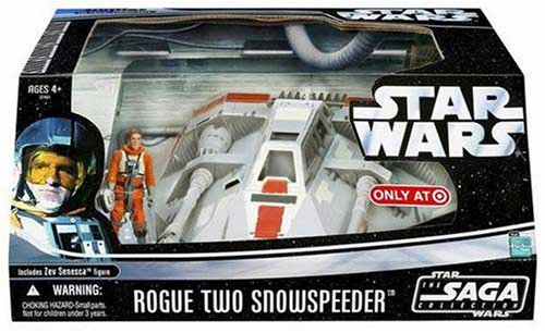 Star Wars Saga '06 Exclusive Vehicle Rebel Snowspeeder With Zev