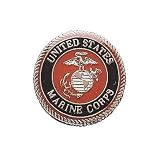 U.S.Marine Corps Military Collar/lapel Pins/tie Tac Silver tone