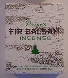 72 Balsam Logs - Paine's Fir Balsam Incense