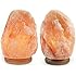 Crystal Allies Gallery CA SLS-S-2pc Natural Himalayan Salt Lamp with Dimmable Switch and 6' UL-Listed Cord (2 Pack)