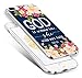 Hungo 8 Plus Case Christian Sayings,7 Plus Case, Cover Compatible with iPhone 7/8 Plus Soft TPU Protective God is Within Her She Will Not Fall Psalm Bible Verse Songs Rubber