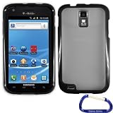 Gizmo Dorks Hybrid TPU Hard Cover Case (Black Trim) with Carabiner Key Chain for the T-Mobile Samsung Galaxy S2 T989