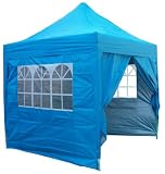 from Quictent Quictent 2x2 Meter Light Blue Pop Up Gazebo Canopy Silver-coated Waterproof With Sidewalls and Bag Model ML-YS-CT1207-S-LIGHT BLUE