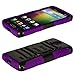 CASEFORMERS Duo Armor PURPLE for LG Lucid 3 (VS876) Combo Case with Stand and Holster