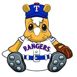 Pack of 2 MLB Texas Rangers Stuffed Toy Plush Baseball Mascots 9"