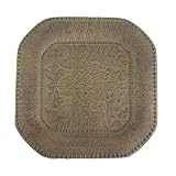 Versailles Metal Plate Chargers - (Set-4)