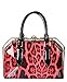 Rimen & Co. Faux PU Leather Shinny Patent Animal Print Doctor Women's Purse Handbag BM-2577