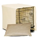Coolaroo Dog Crate Shade with Pillow, Extra-Large, Desert Sand