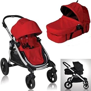 Baby Jogger City Select w/ Bassinet: Ruby