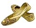 FREE ANKLET with Starlite Ladies / women Beaded & Diamante Golden Leather Khussa Fashion Shoes / Pumps