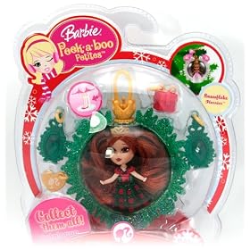 Barbie Peekaboo Petites Snowflake Flurries Doll Collection - #31 Holiday Joy by Barbie