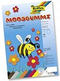 Folia 231000 - Moosgummi - 2 mm stark, 20 x 29 cm, 10 Blatt, wei&szlig;