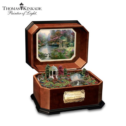 Thomas Kinkade Garden Of Prayer Collectible Wooden Music Box by Ardleigh Elliott