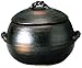 Yorozufuru-sho rice pot - 3 people cook Iga wind M4806