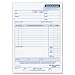Adams Job Work Order Book, 5.56 x 8.44 Inch, 3-Part, Carbonless, 33 Sets, White and Canary (T5868)