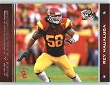 2009 Press Pass Football Card # 87 Rey Maualuga LB - All Americans - USC - NFL Trading Card in Screwdown Case