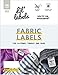No Iron Clothing Fabric Labels, Washer & Dryer Safe, Writable, Great on Kids Name Clothes Daycare Label and Nursing Home, 48-Pack, New Size