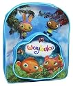 Waybuloo Backpack, Shaped Front Pocket, Piplings Character Pictures,zipped,blue