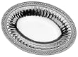 Wilton Armetale Flutes and Pearls Oval Bread Tray