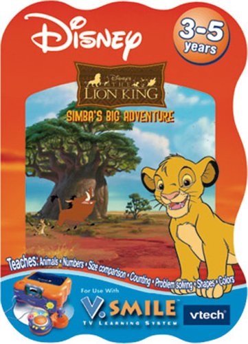 Childrens Toyshop  Used : VTech V.Smile Learning Game: Disney's The Lion King "Simba's Big Adventure"