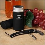 Tennessee Volunteers Black Wine Key with Case