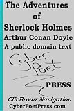  : The Adventures of Sherlock Holmes (with ClicBrowz navigation)