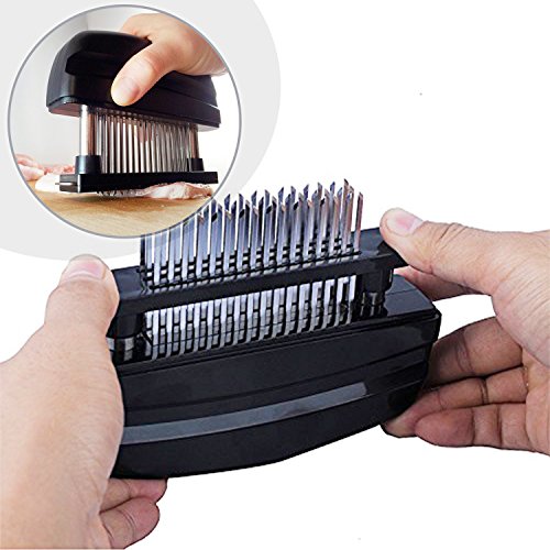 BakeWarePlus 48 Stainless Steel Blades Manual Meat Tenderizer