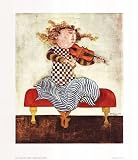 Le Violon De Juliette Touchstone Art Poster Print by Graciela Rodo Boulanger, 26x30