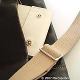 'Libro' - Handmade Italian Leather CD Carrying Case (White)
