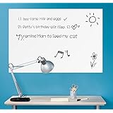 Wall26&reg; - Removable Dry Erase Message Board Peel and Stick Decal Sheet w/ Black Marker Pen - 24" x 36"