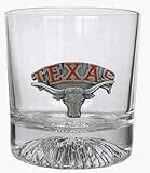 Texas Longhorns Rocks Glass (Set of 4)