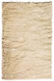 Faux Sheepskin Rug 4'x6' Beige