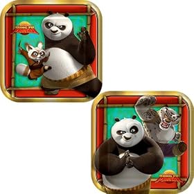 Kung Fu Panda Dessert Plates, 8ct by Rubies