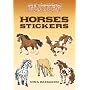 Glitter Horses Stickers